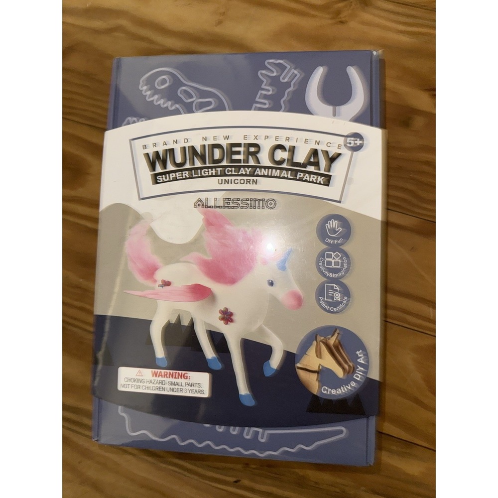 3D Air-Dry Clay DIY Fairy Unicorn Model Kit Build Jigsaw Puzzle Assembly Kids 5+